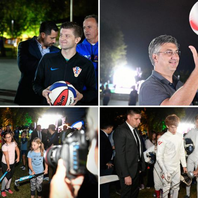 Otvoren Europski tjedan sporta na Jarunu, Andrej Plenković