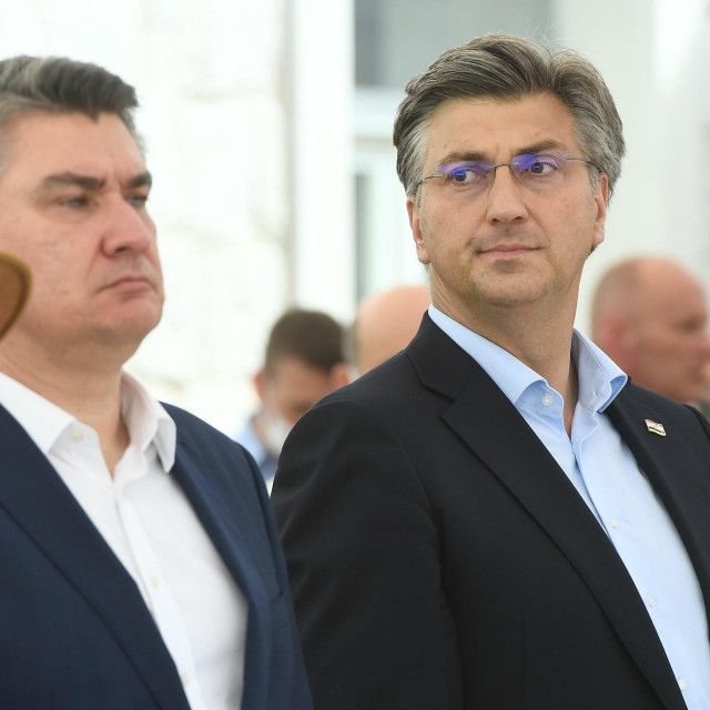 Zoran Milanović i Andrej Plenković