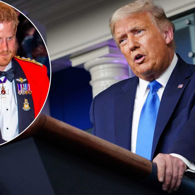 Donald Trump, vojvotkinja Meghan i princ Harry