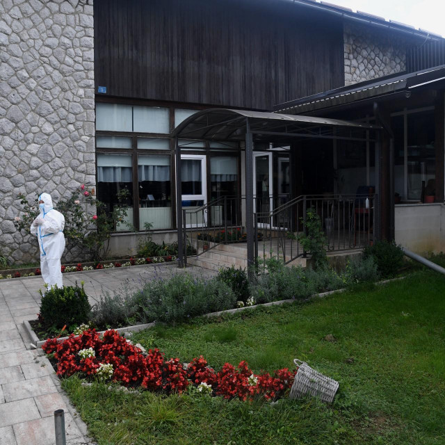 Dom za straije osobe u Delnicama u kojem je došlo do proboja koronavirusa