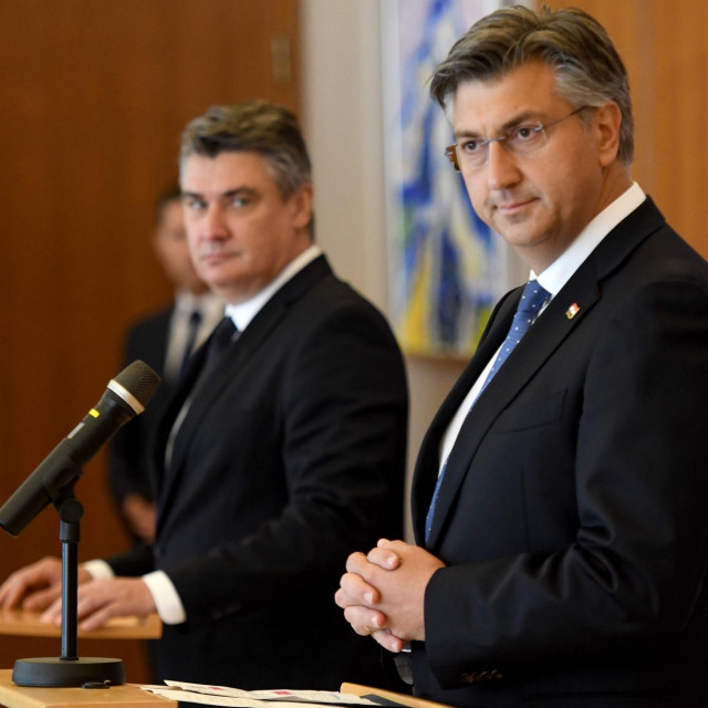 Zoran Milanović i Andrej Plenković