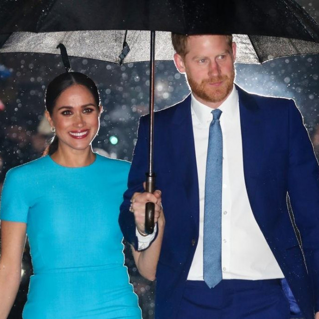 LONDON, ENGLAND - MARCH 05: Meghan, Duchess of Sussex and Prince Harry, Duke of Sussex attend The Endeavour Fund Awards at Mansion House on March 05, 2020 in London, England. (Photo by Chris Jackson/Getty Images)