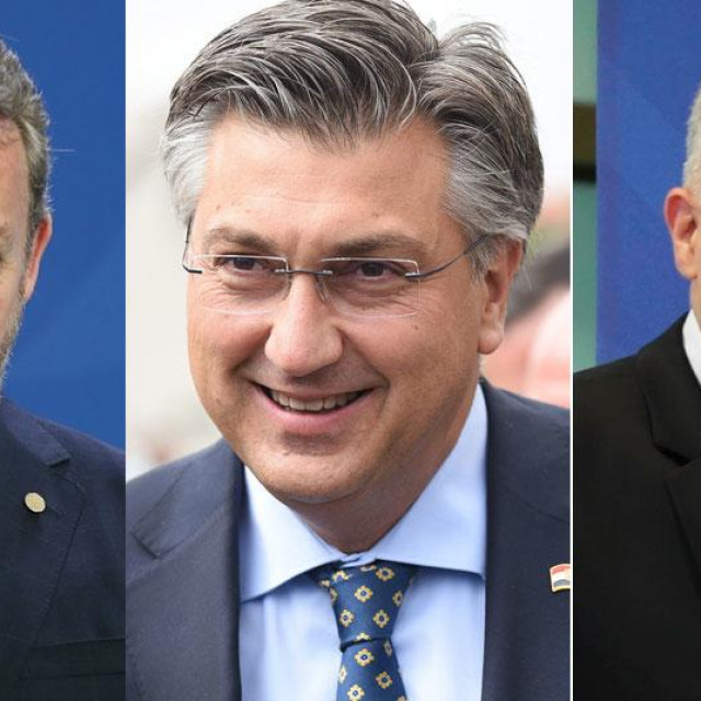 Bakir Izetbegović, Andrej Plenković i Dragan Čović