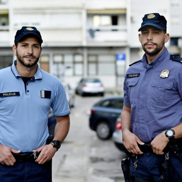Mladi policajci Marko Jurčević i Toni Nuić