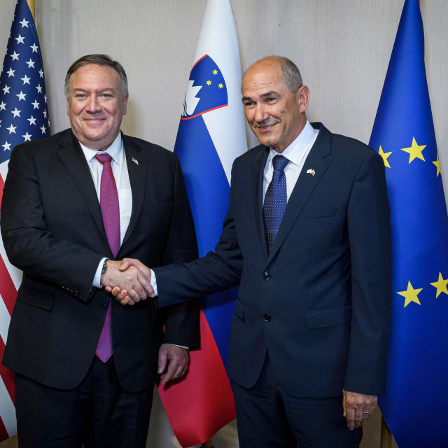 Mike Pompeo i Janez Janša
