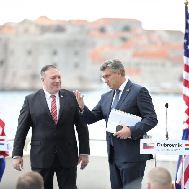 Mike Pompeo i Andrej Plenković