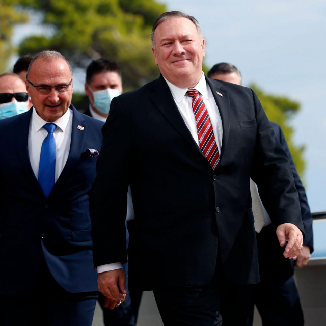 Gordan Grlić Radman i Mike Pompeo u Dubrovniku