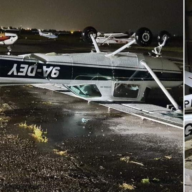 Oštećeni zrakoplovi u Lučkom