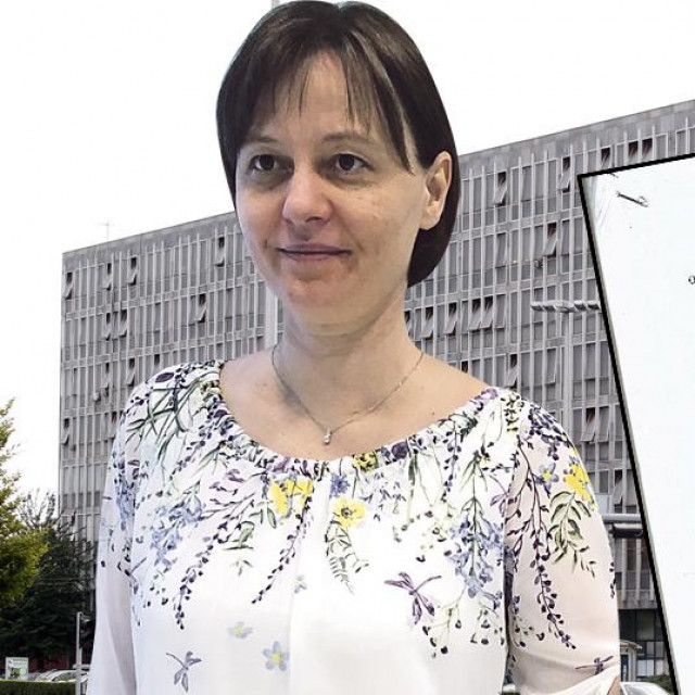 Vedrana Valčić, screenshot presude i zgrada Općinskog suda u Zagrebu u pozadini