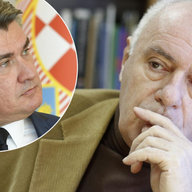 Žarko Puhovski, Zoran Milanović (u krugu)