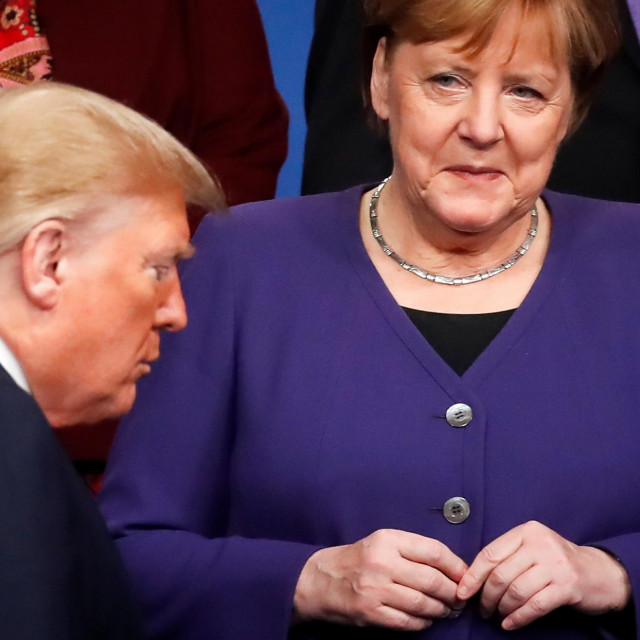 Donald Trump i Angela Merkel