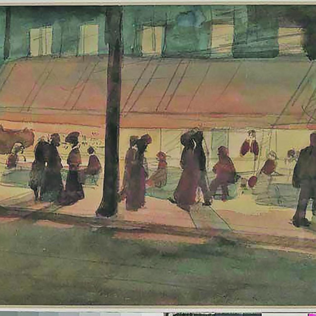 Josip Račić: Kavana na bulevaru, 1908.