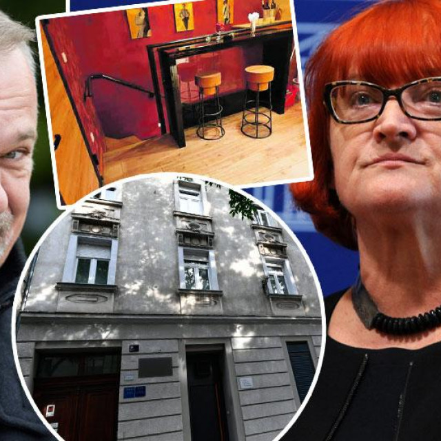 Zoran Šprajc (lijevo), Rada Borić (desno), klub u Slovenskoj (u sredini)