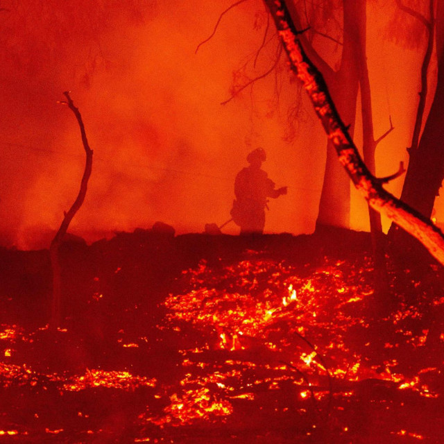 Požar u Calistogi, Kalifornija