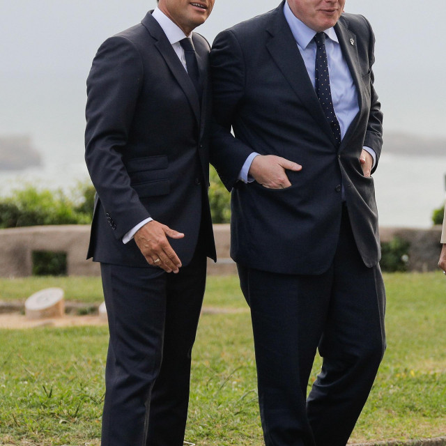 Emmanuel Macron i Boris Johnson