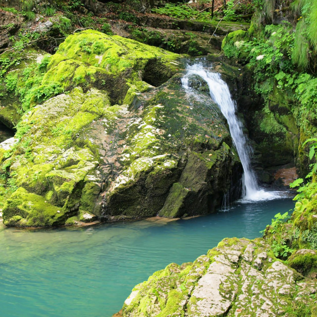 Prekrasan slap Zeleni vir