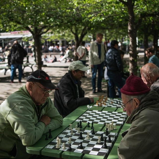 Park u Stockholmu u svibnju