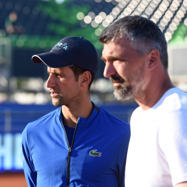 Novak Đoković i Goran Ivanišević