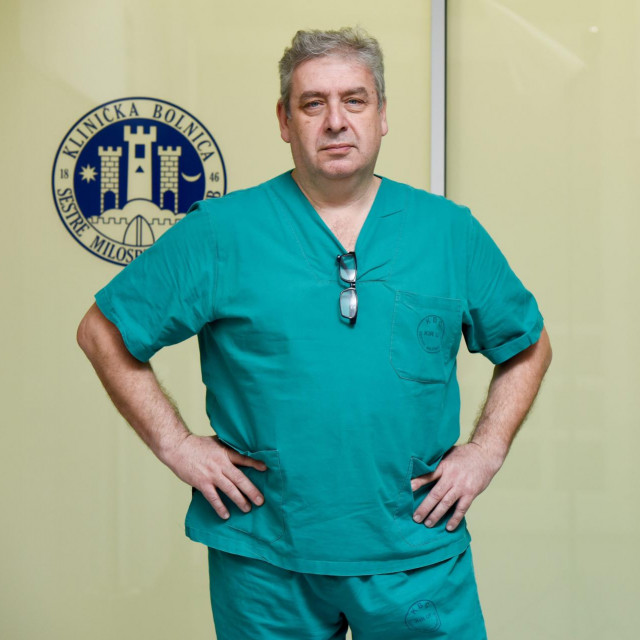 Dr. Mario Zovak, kirurg i ravnatelj KBC Sestre Milosrdnice
 