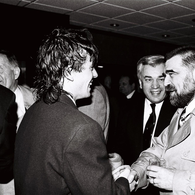 Gregor Židan i Stjepan Mesić