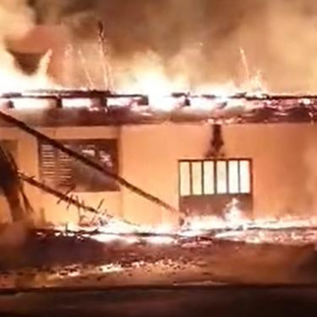 Požar u Mariji Bistrici