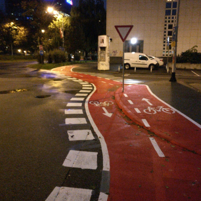 Biciklistička staza u Zagrebu