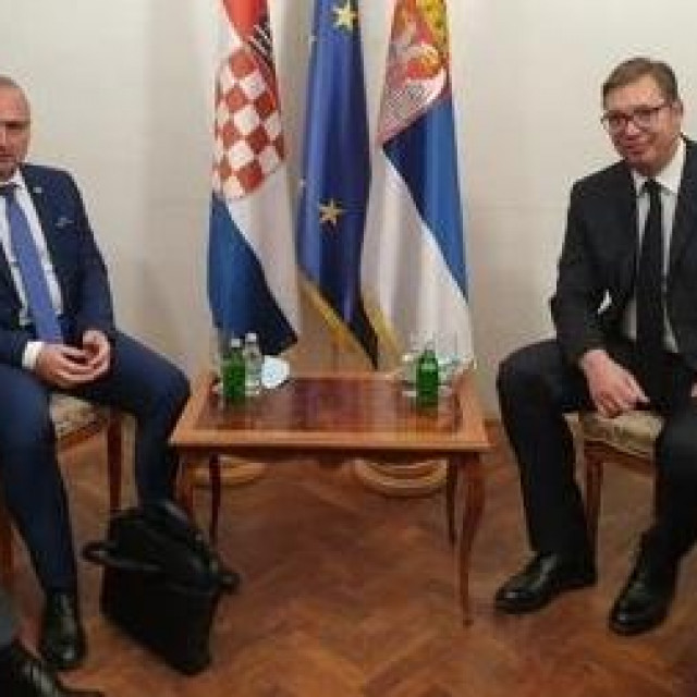 Gordan Grlić Radman i Aleksandar Vučić