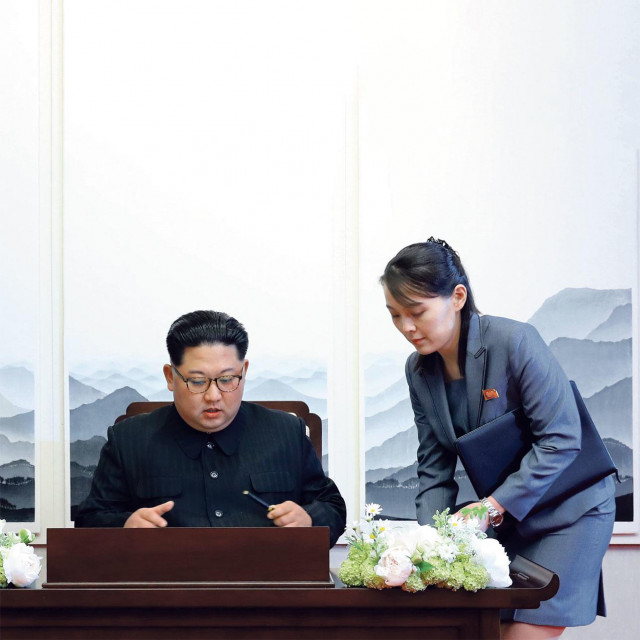 Kim Jong-Un i Kim Yo-Jong