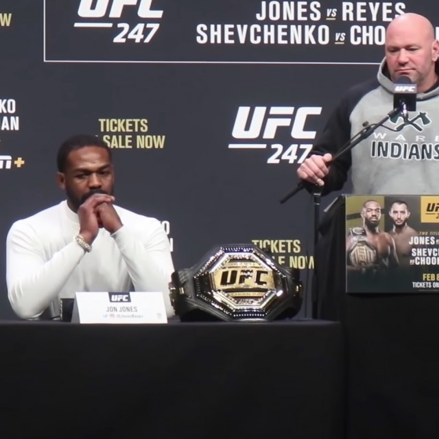 Jon Jones i Dana White