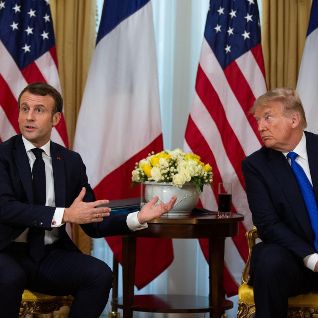 Emmanuel Macron i Donald Trump