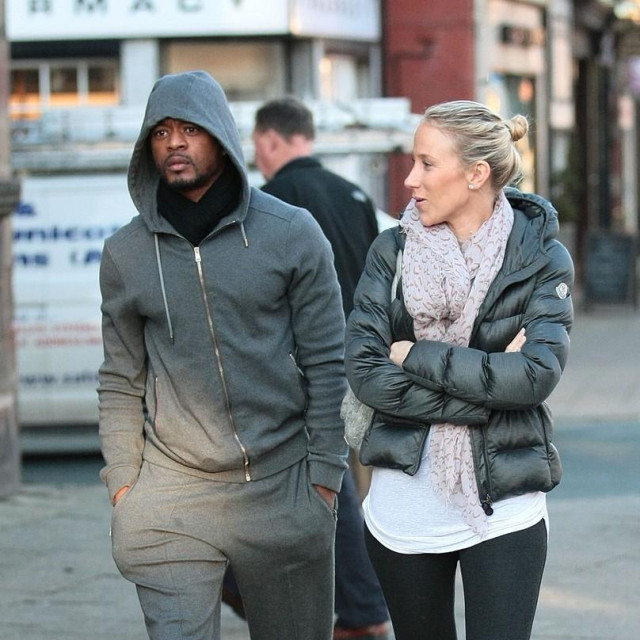 Patrice Evra sa suprugom Sandrom