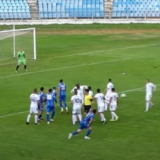 Jagodina - Sloga, neobična situacija