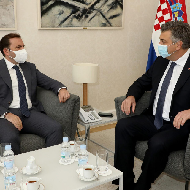 Bujar Osmani i Andrej Plenković