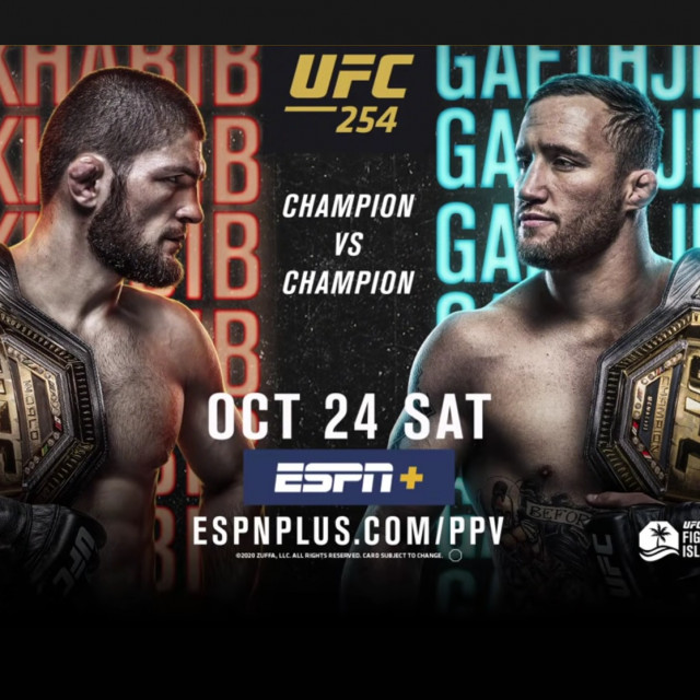 UFC 254 plakat 2