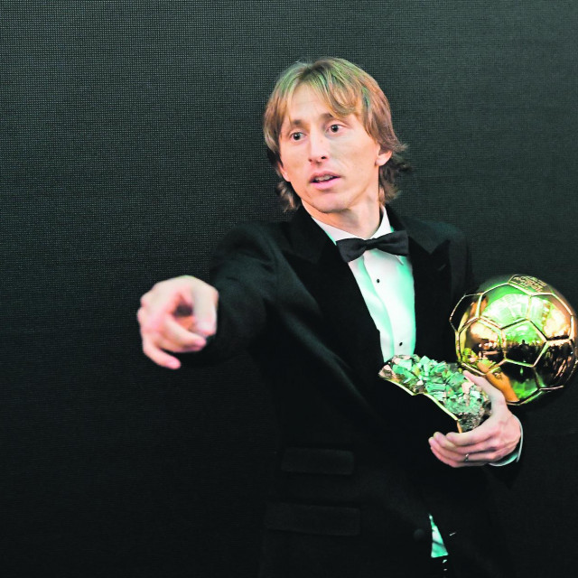Luka Modrić sa Zlatnom loptom 2018.