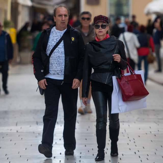 Mladen Grdović sa sada bivšom suprugom Brankicom