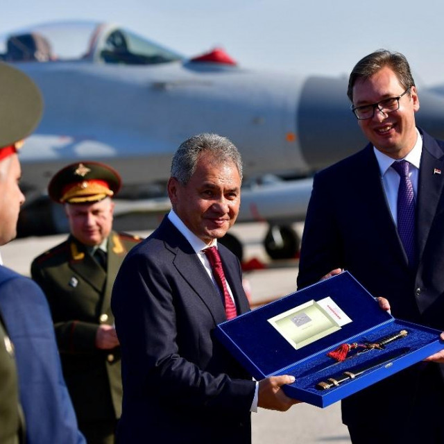 Sergej Šojgu i Aleksandar Vučić