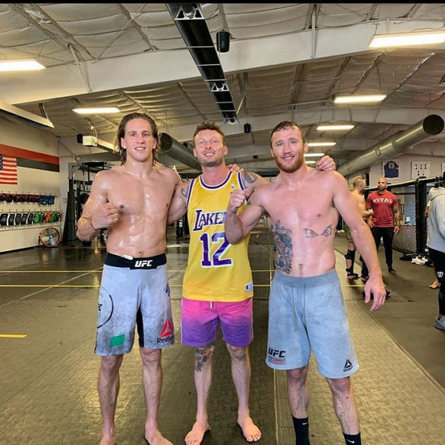 Bojan Veličković, Justin Houghton i Justin Gaethje