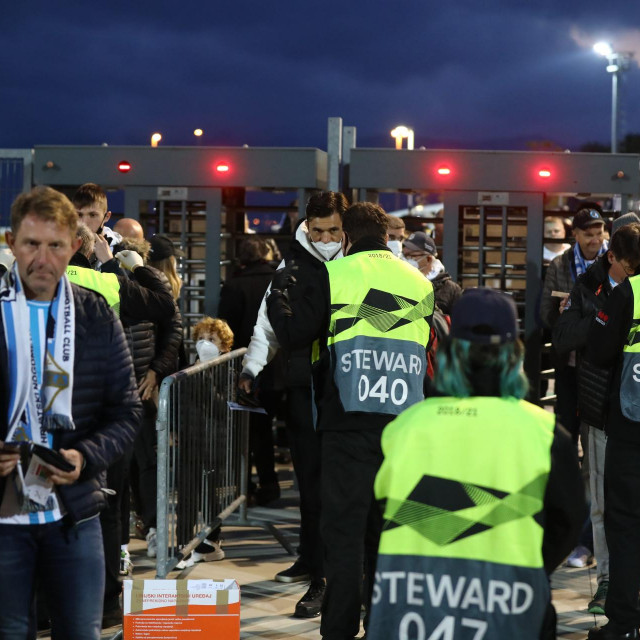 Pregled navijača na Rujevici