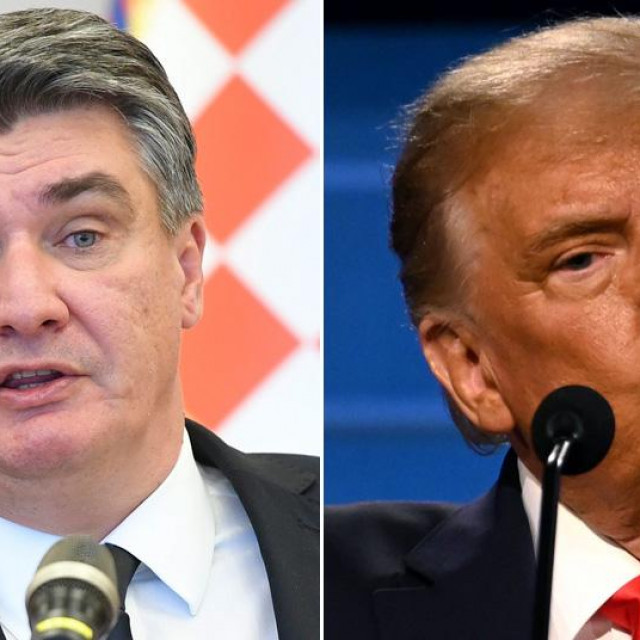 Zoran Milanović i Donald Trump