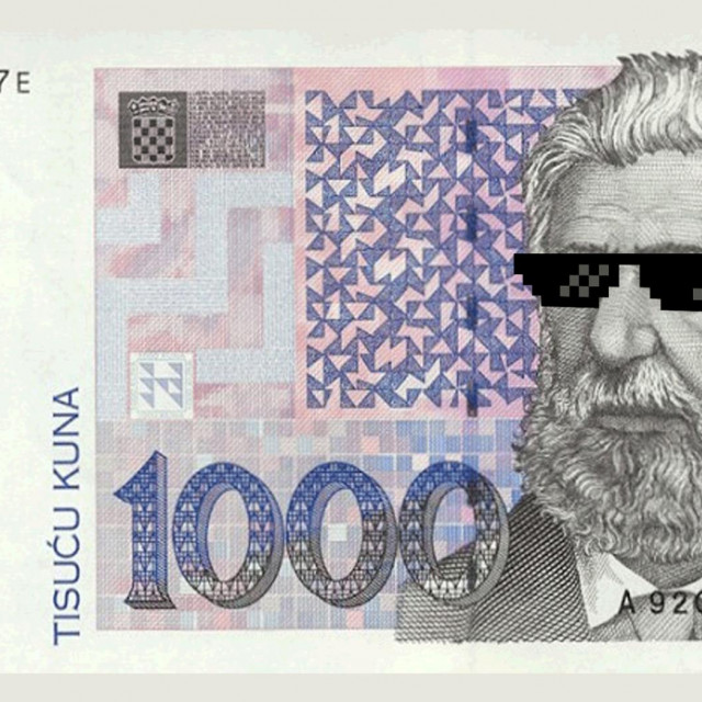 Novčanica od 1000 kuna, ilustracija