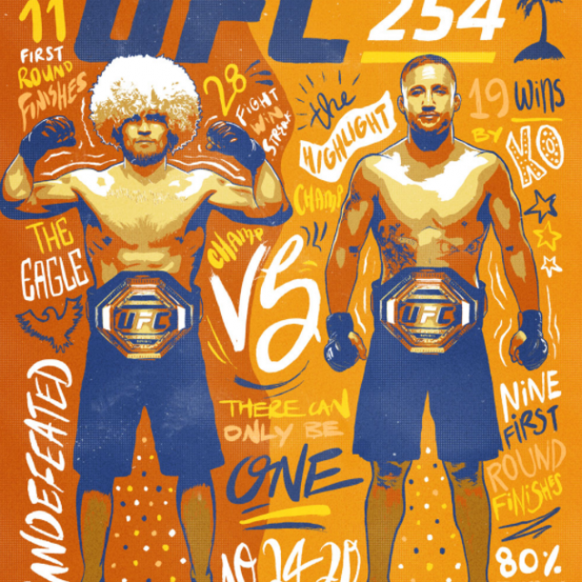 Khabib Nurmagomedov i Justin Gaethje