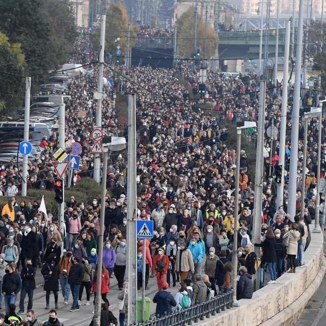 Prosvjedi studenata u Budimpešti