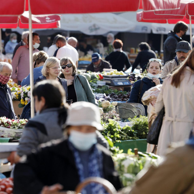 Tržnica Dolac u Zagrebu