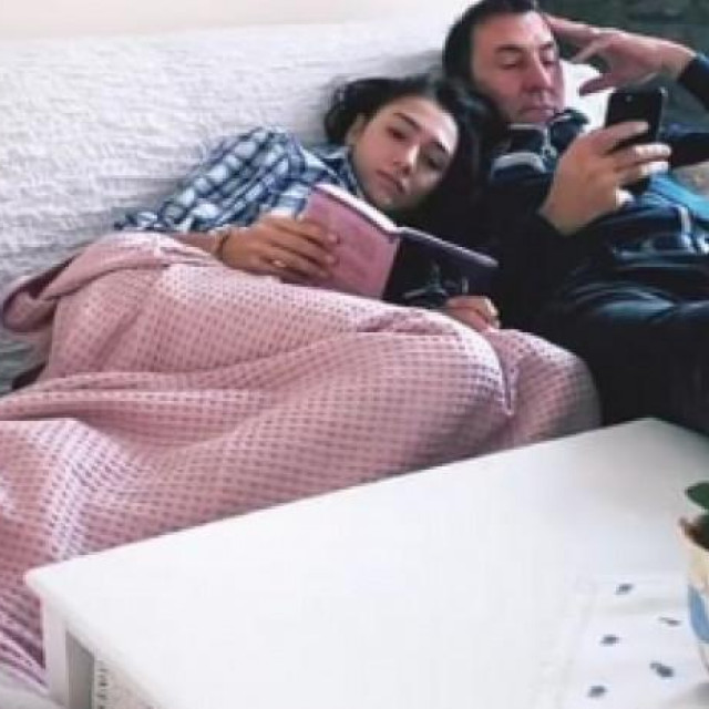 Brano Đurić i kći Zara