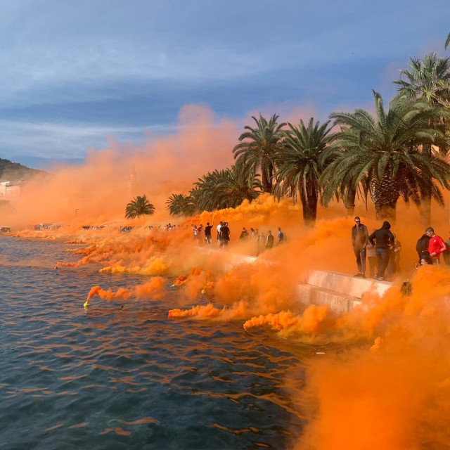 Torcida slavlje na Rivi