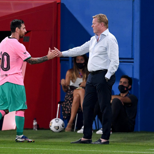 Leo Messi i Ronald Koeman