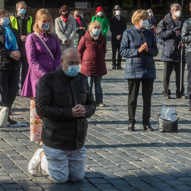 Misa na otvorenom u Pragu