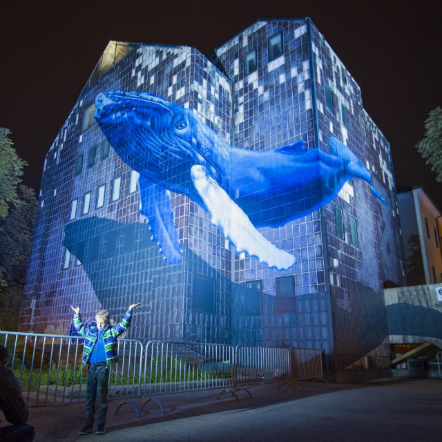 Mural na palači Gradec