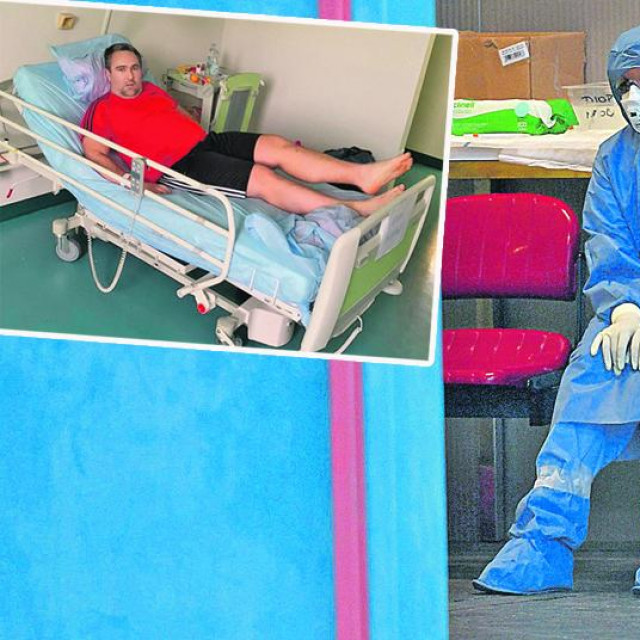 Medicinske sestre padaju s nogu, Dubravko Kovač (u okviru)